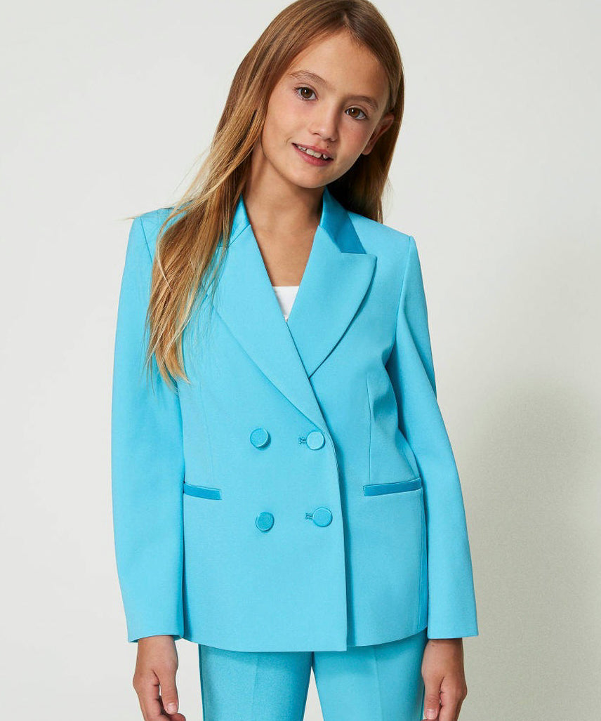 Twinset Kids Giacca Blazer Azzurra 