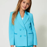 Twinset Kids Giacca Blazer Azzurra 