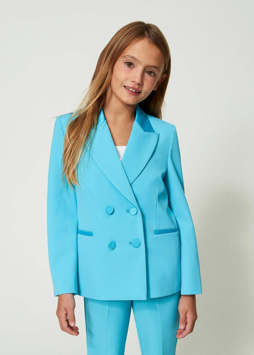 Twinset Kids Giacca Blazer Azzurra 