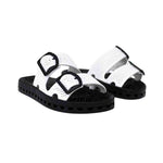 Sensi Kids Urban Sandalo Bianco Doppia Fascia per Bambine (fronte)