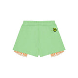 Barrow Kids Shorts Verdi con Stampa per Bambine