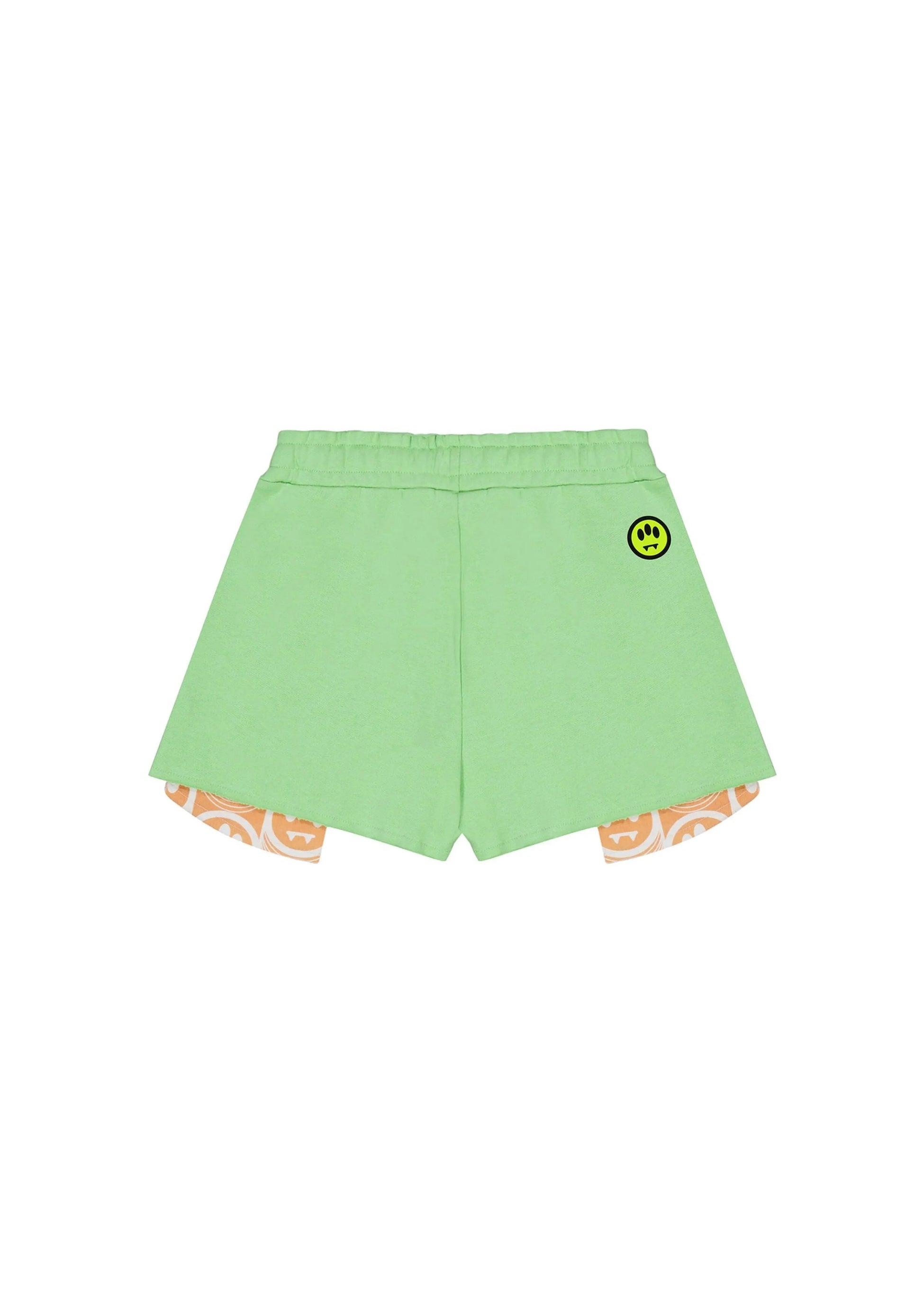Barrow Kids Shorts Verdi con Stampa per Bambine