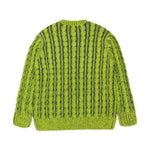 Diesel Kids Maglione Intrecciato Verde per Bambini (retro)