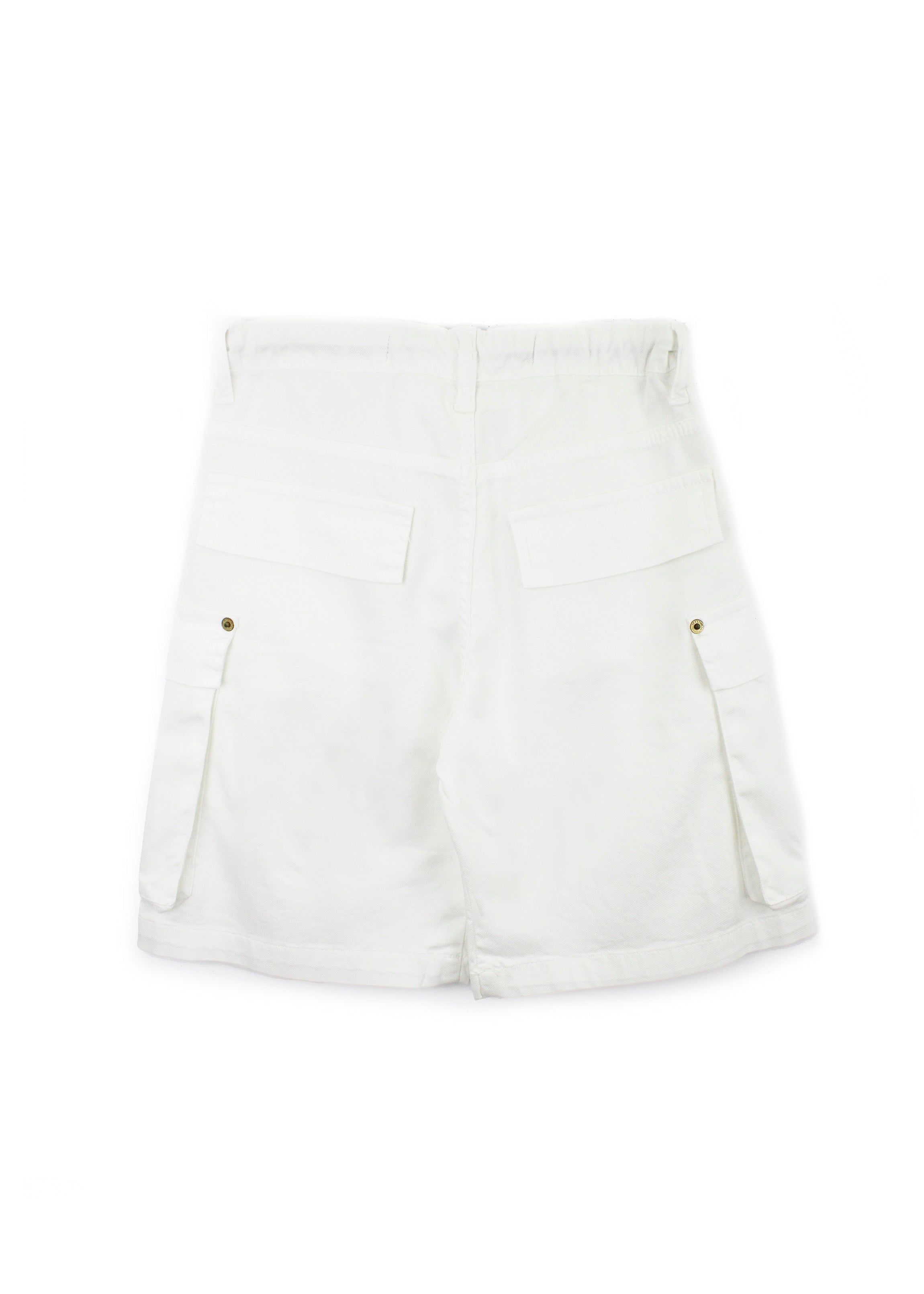 Yes London Bermuda Denim Bianco per Bambini