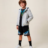 Marcelo Burlon County of Milan Kids Black T-Shirt with Wings Print for Children