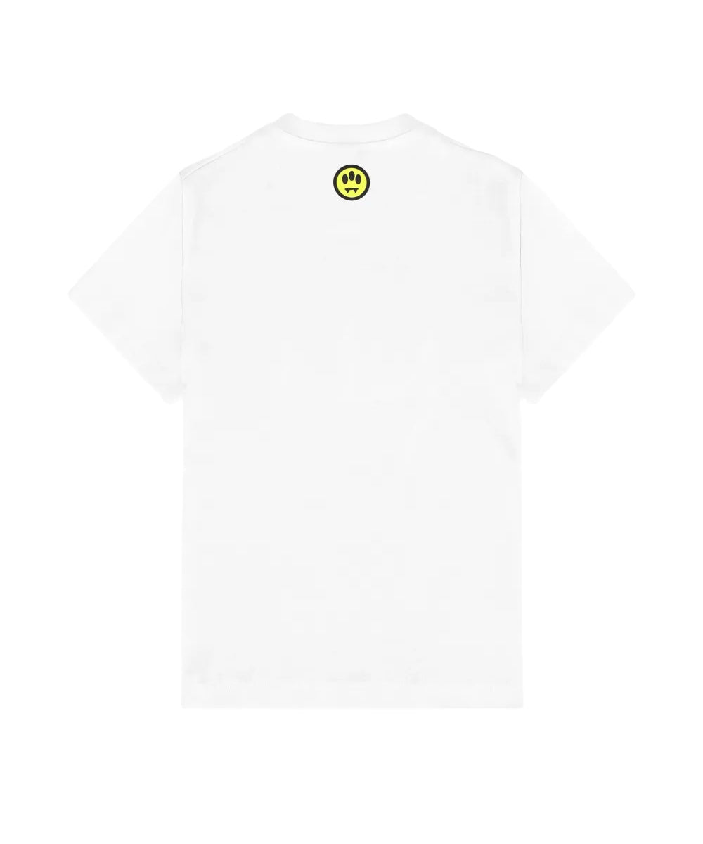 Barrow Kids T-Shirt Bianco Stampa Teddy Multicolor per Bambine