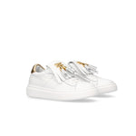 Elisabetta Franchi La Mia Bambina Sneakers Bianca/Oro per Bambine