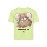 Barrow Kids T-shirt Lime con Stampa Retro per Bambini (retro)