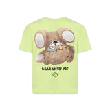 Barrow Kids T-shirt Lime con Stampa Retro per Bambini (retro)
