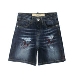 Yes London Bermuda Denim con Strappi per Bambini