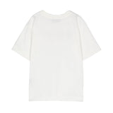 Moschino Kids T-Shirt Panna con Teddy Bear per Bambine (retro)