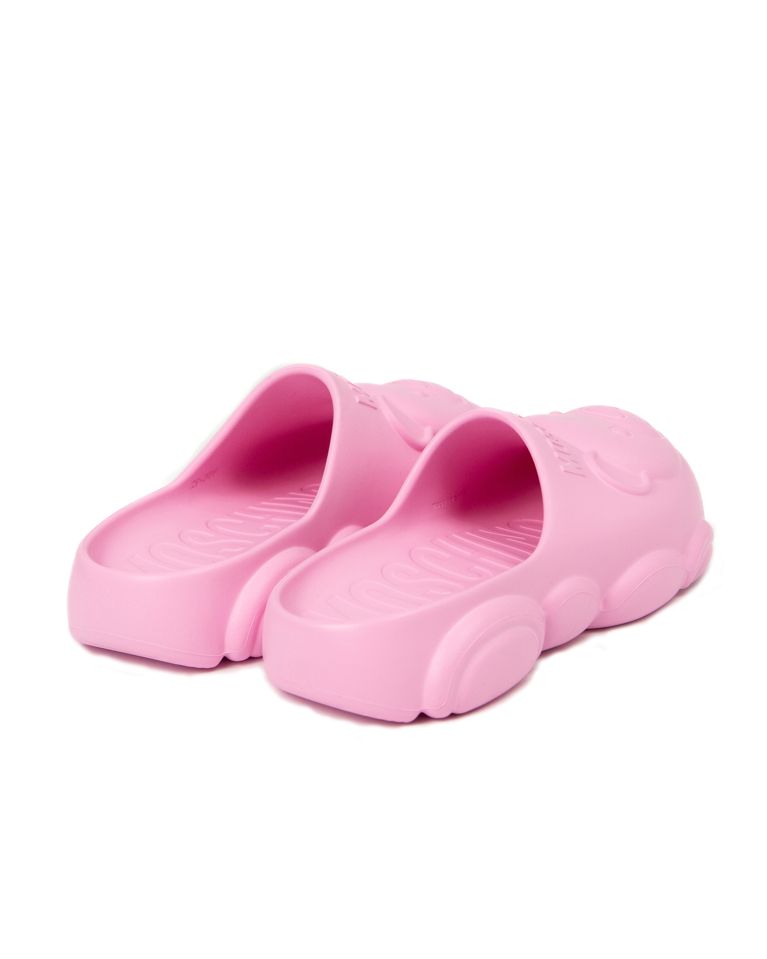 Moschino Kids Sandalo Rosa con Teddy per Bambine
