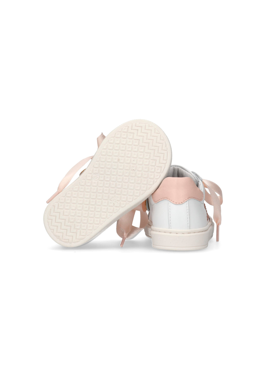Elisabetta Franchi La Mia Bambina Sneakers Bianco/Rosa per Neonate