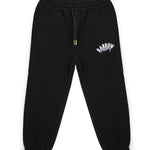 Barrow Kids Pantalone di Tuta Nero Unisex con Logo per Bambini