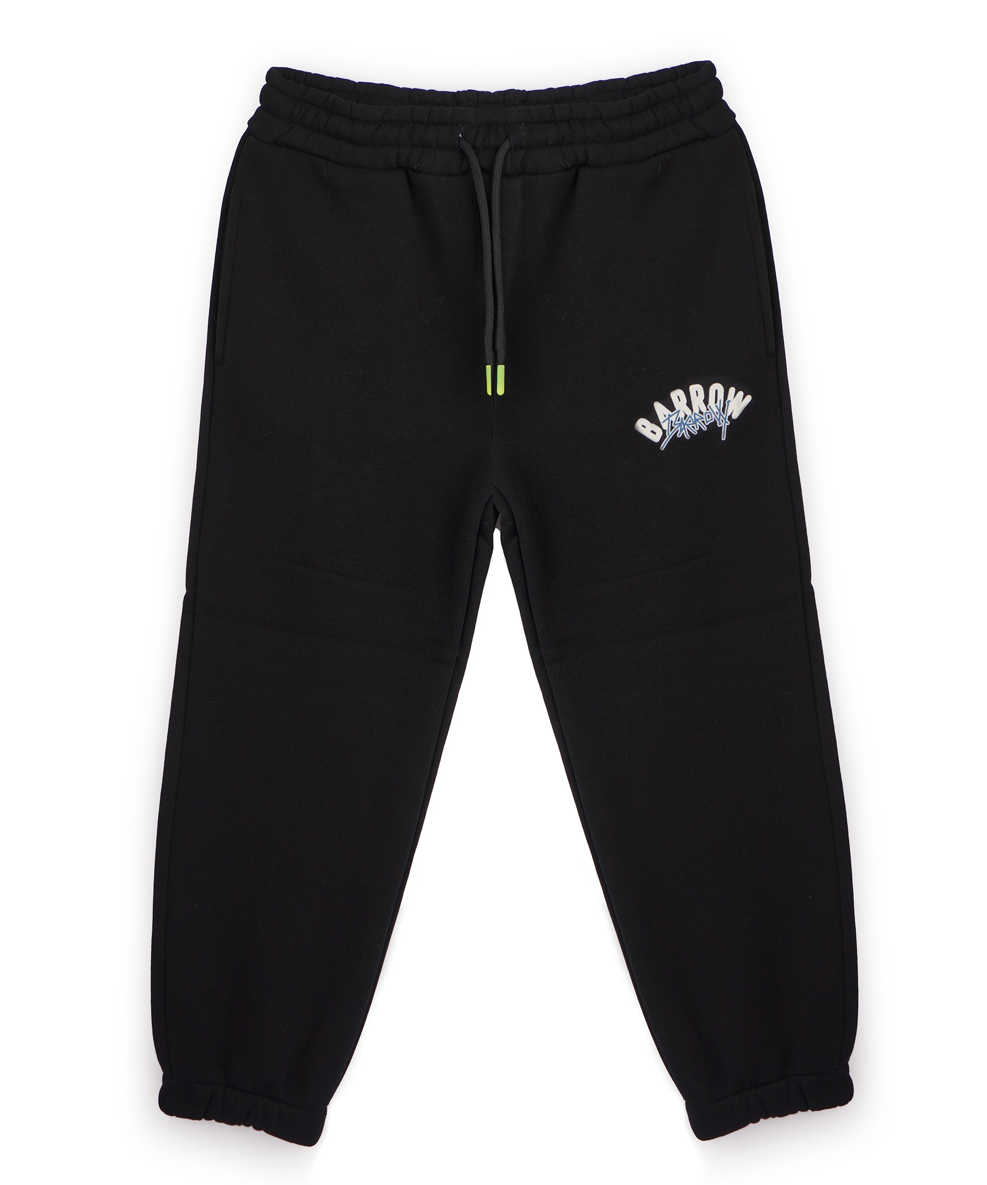 Barrow Kids Pantalone di Tuta Nero Unisex con Logo per Bambini