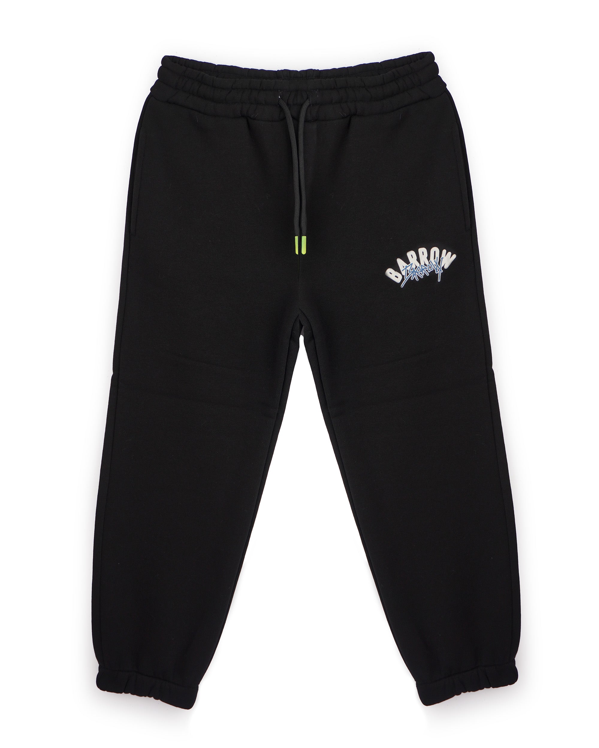 Barrow Kids Pantalone di Tuta Nero Unisex con Logo per Bambini