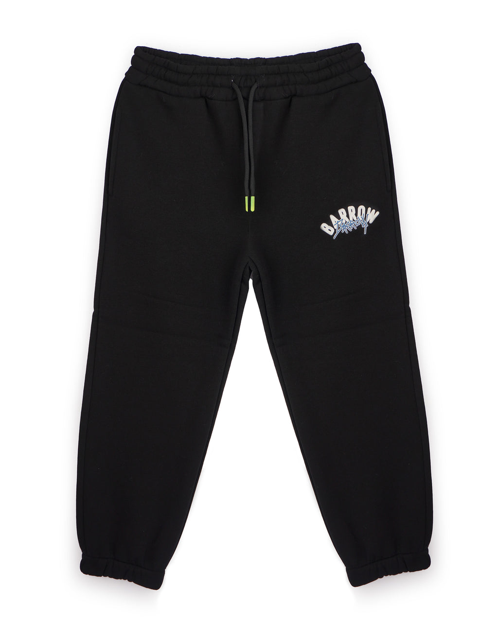 Barrow Kids Pantalone di Tuta Nero Unisex con Logo per Bambini