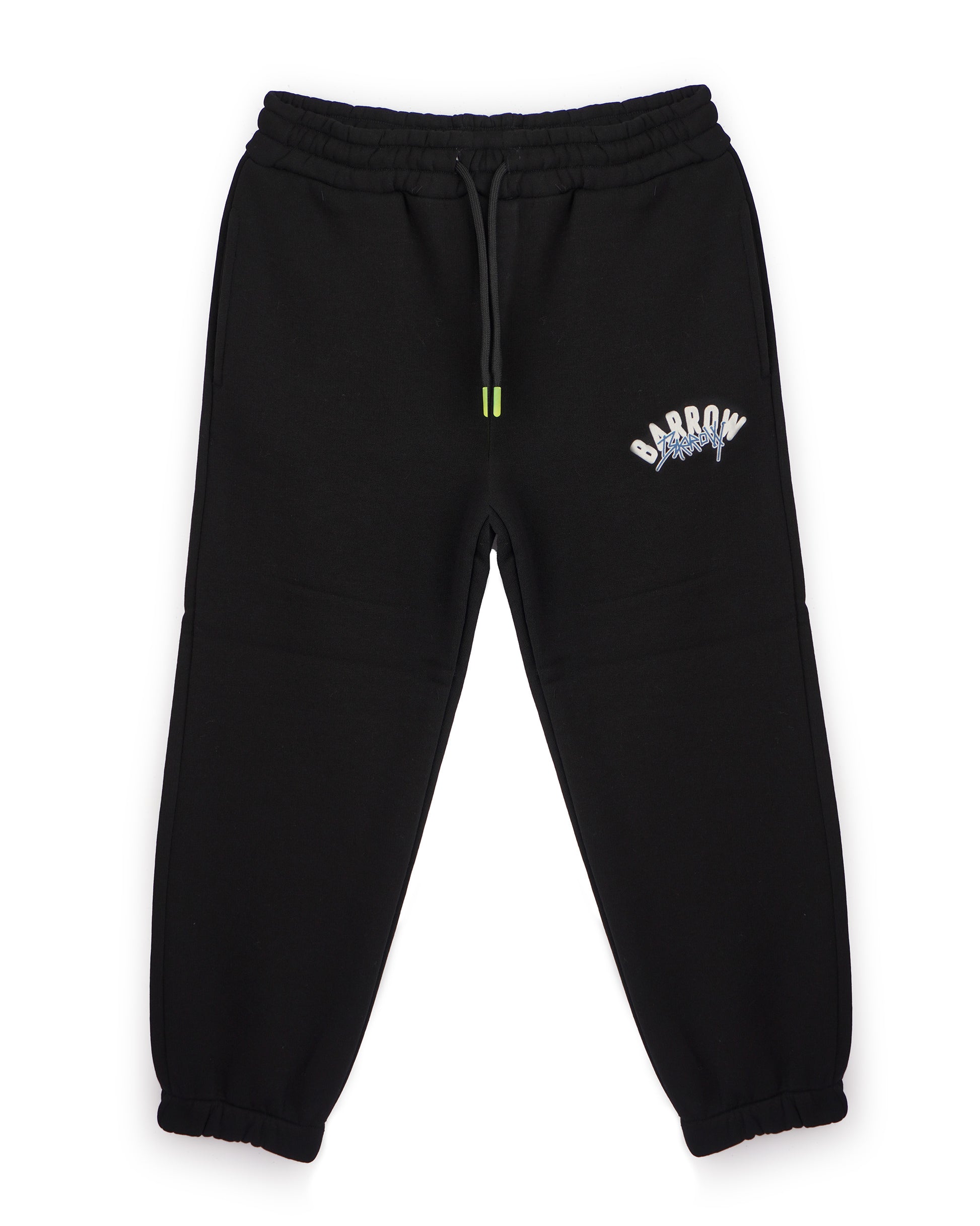 Barrow Kids Pantalone di Tuta Nero Unisex con Logo per Bambini