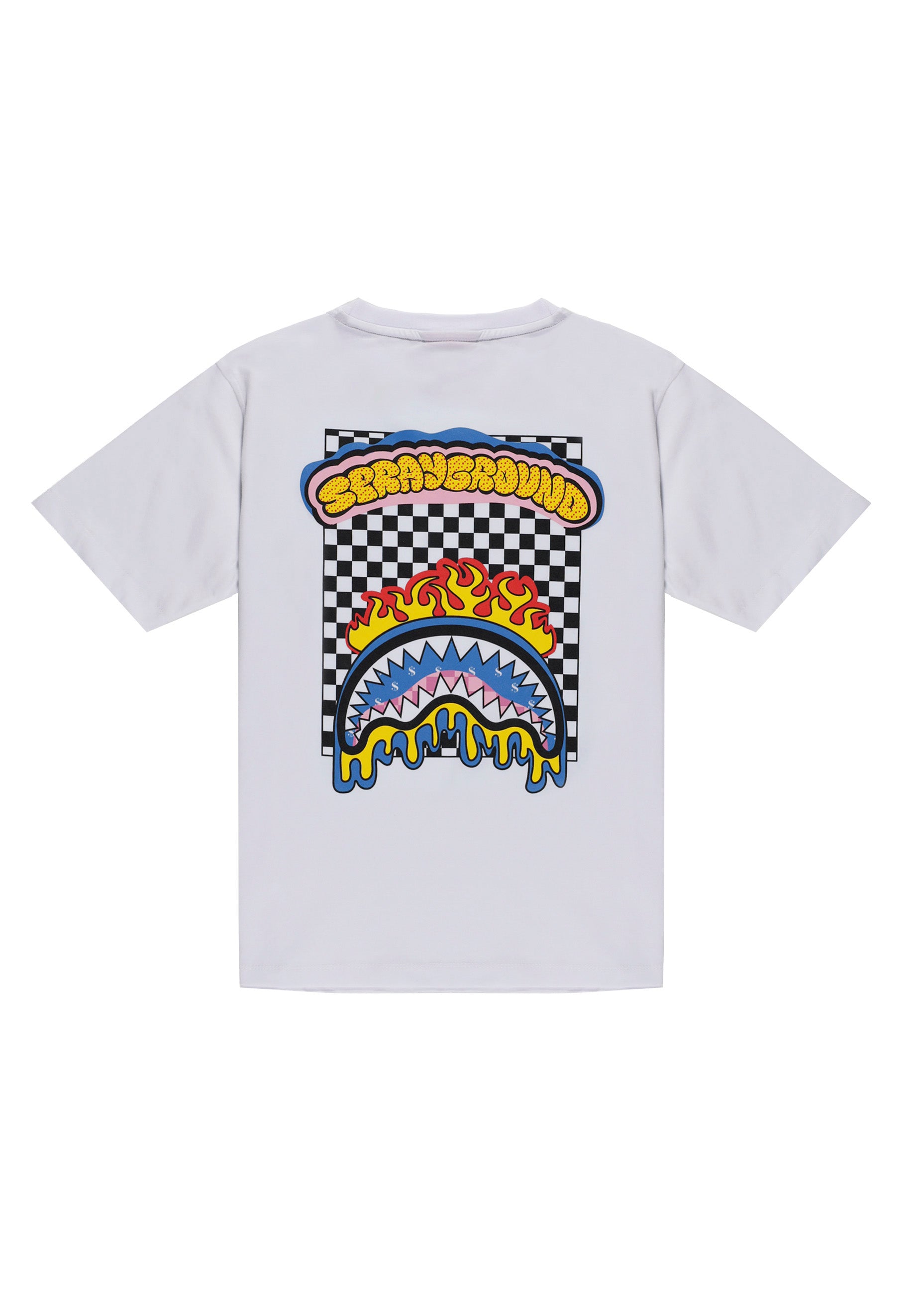 Sprayground Kids T-shirt Bianca con Stampa per Bambini