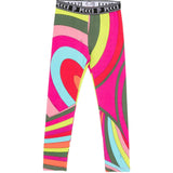 Emilio Pucci Kids Leggings Fantasia Multicolor per Bambine