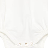 Elisabetta Franchi La Mia Bambina Body Panna con Ricamo per Neonate (dettaglio)