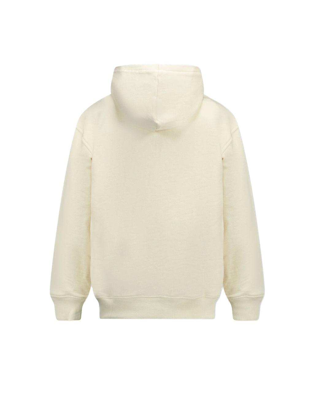 Moschino Kids Felpa con Cappuccio Avorio con Stampa per Bambini