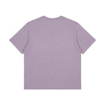  Elisabetta Franchi La Mia Bambina T-shirt Lilla con Logo Effetto Metallico Oro per Bambine