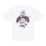 Sprayground Kids T-Shirt Bianco con Stampa per Bambini