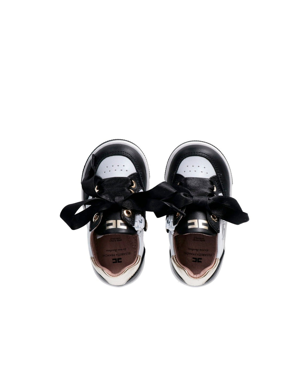 Elisabetta Franchi La Mia Bambina Sneakers Nere/Avorio per Bambine