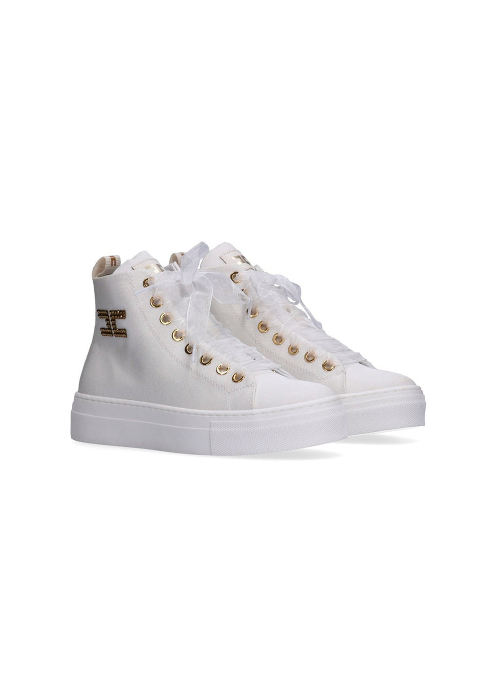 Elisabetta Franchi La Mia Bambina Sneakers Bianca per Bambine