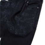 Diesel Kids Jeans Denim Nero Straight Fit D-Viker per Bambini (dettaglio)