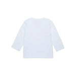 Diesel Kids T-shirt Maniche Lunghe Bianca con Logo per Neonati (retro)