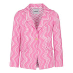 Pinko Kids Giacca Rosa Effetto Moiré 