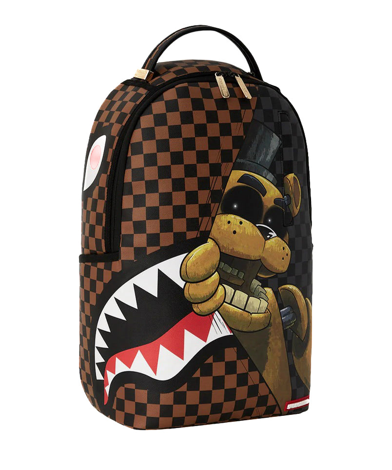 Sprayground Kids Zaino 5 Nights at Freddys Sneak Gold Freddy