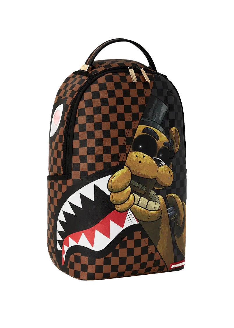 Sprayground Kids Zaino 5 Nights at Freddys Sneak Gold Freddy