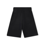 Boss Kids Bermuda Nero con Micro Logo per Bambini (retro)