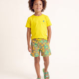 Sensi Kids Sandalo Verde con Fibbia oro per Bambini