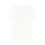 Elisabetta Franchi La Mia Bambina T-shirt Avorio con Logo Ricamato per Bambine