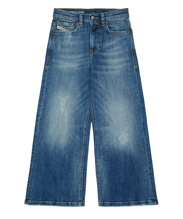 Diesel Kids Pantalone in Denim per Bambine