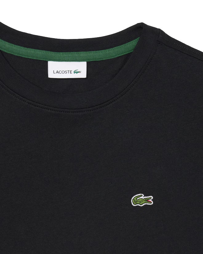Lacoste Kids T-Shirt Nero con Logo Unisex