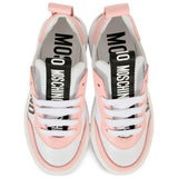 Moschino Kids Scarpette con Logo Laterale per neonate