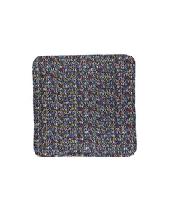 Moschino Kids Coperta Blu Navy con Logo All Over per Neonati