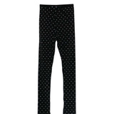Pinko Kids Leggings Nero con Strass per Bambine