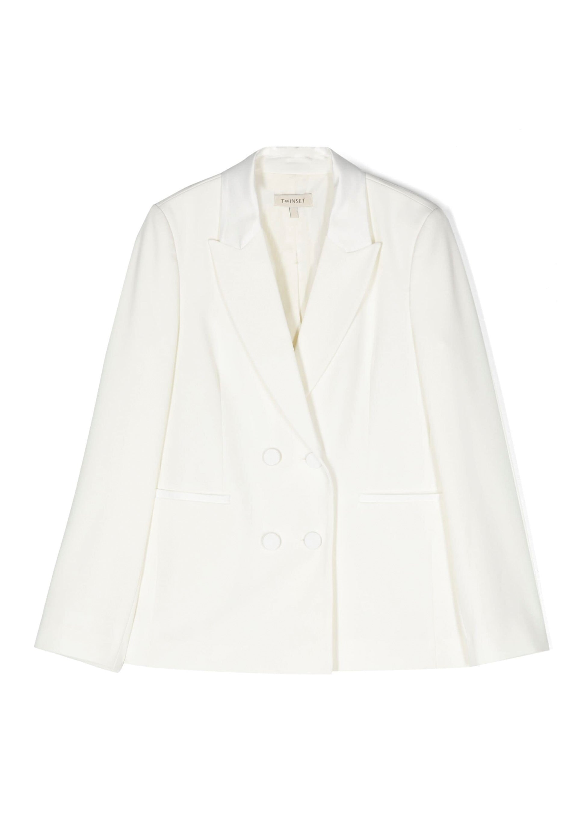 Twinset Kids Giacca Blazer Bianca (fronte)