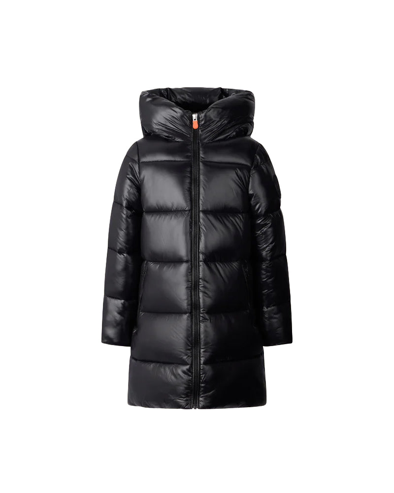 Save The Duck Kids Cappotto Imbottito Nero per Bambine