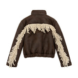 CoCò et MaMà Kids Bomber Shearling Marrone per Bambini
