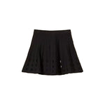 Twinset Kids Gonna Nero Plissettata per Bambine