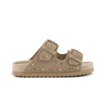 Colors of California Kids Sandalo Fango Scamosciato Doppia Fascia per Bambini