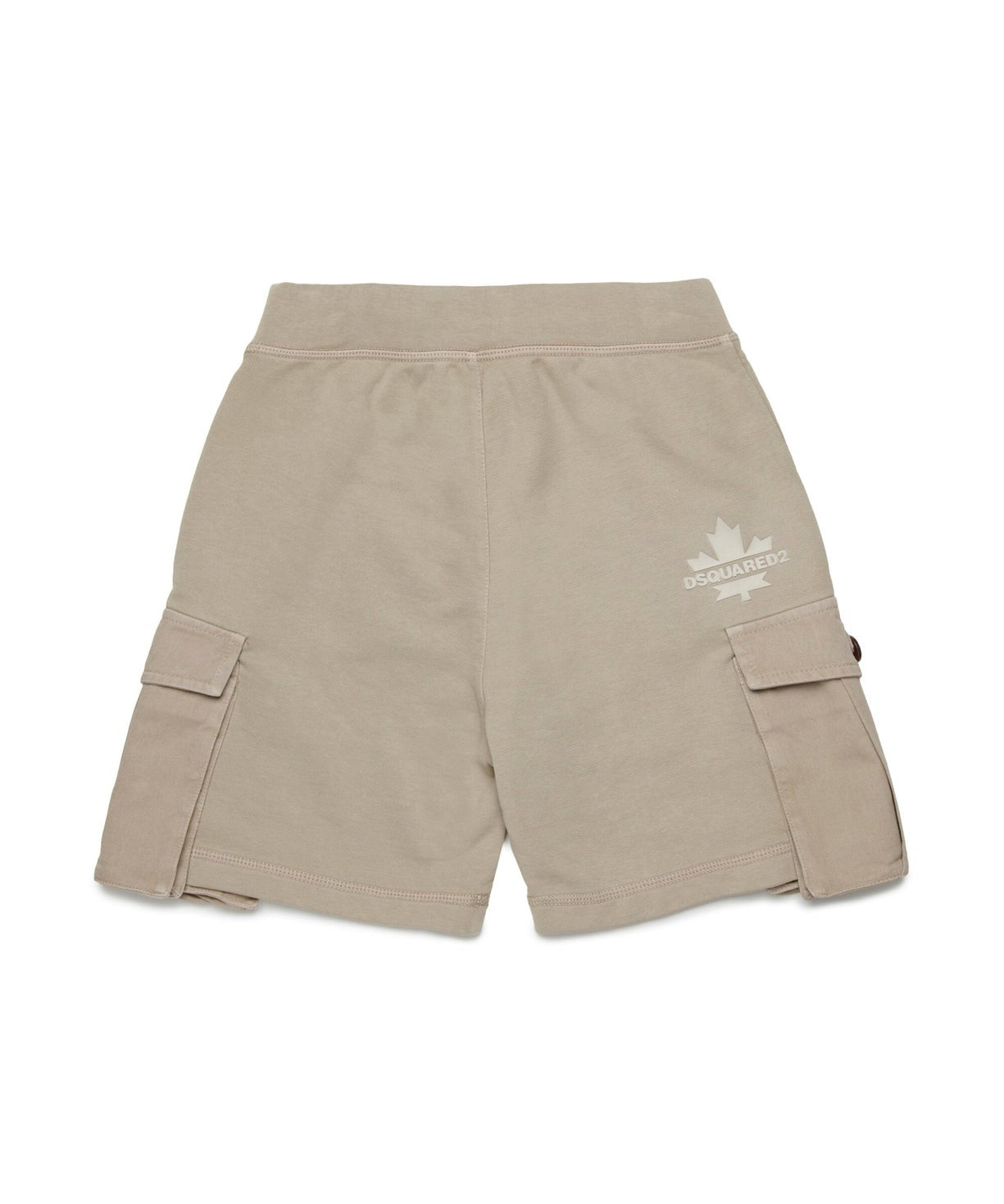 Dsquared2 Kids Bermuda Beige con Tasconi per Bambini