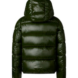 Save the Duck Piumino Verde ARTIE per Bambini (retro)